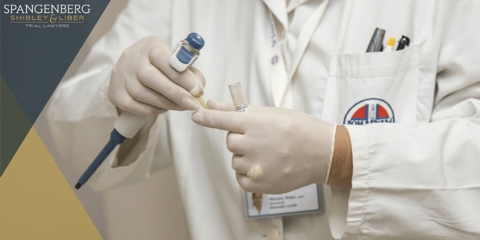 doctor with medical tests