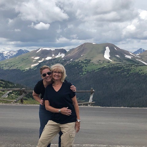 Jessica at Rocky Mountain National Park with her mom Photo