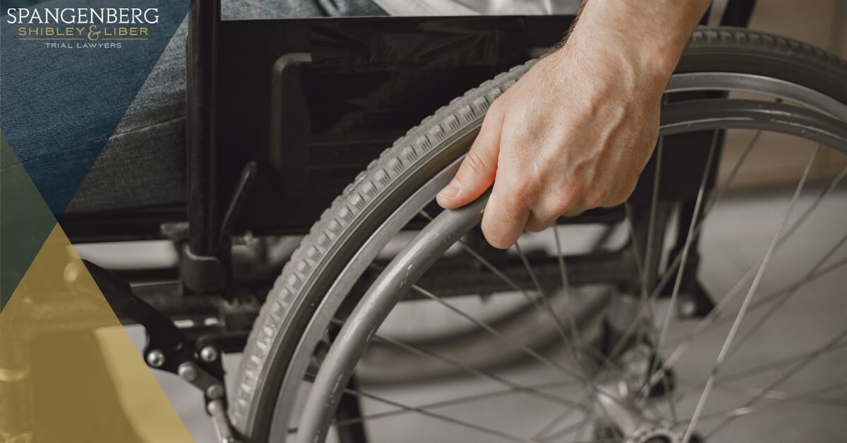 person in a wheelchair