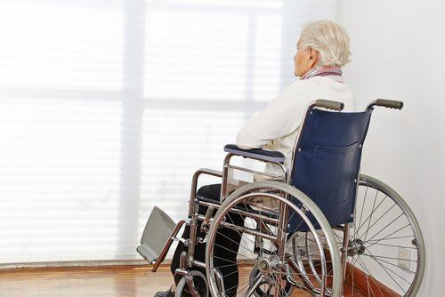 elder in wheelchair 